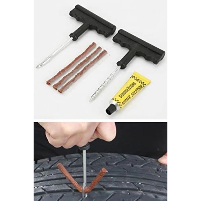 6 Parça Lastik Tarama Seti, Otomobil ve Bisiklet İçin