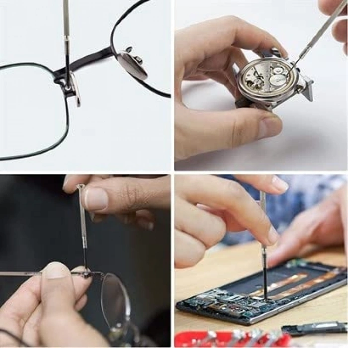 6 Parça ni Saatçi ve Telefoncu Onarım Tornavida Seti