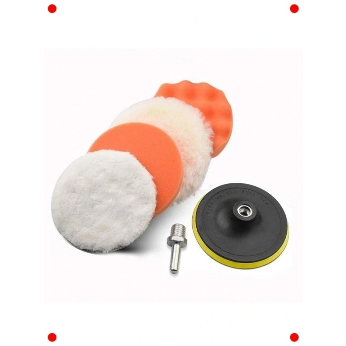 6 Parça Oto Pasta Cila Polisaj Uygulama Seti