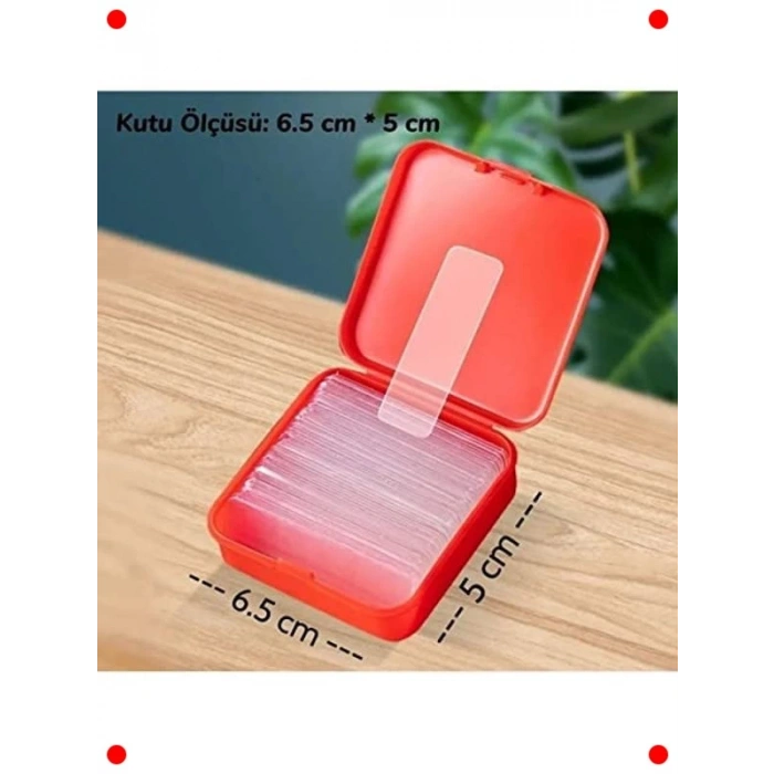 60 Adet Yeniden Kullanılabilir Çift Taraflı Montaj Bandı