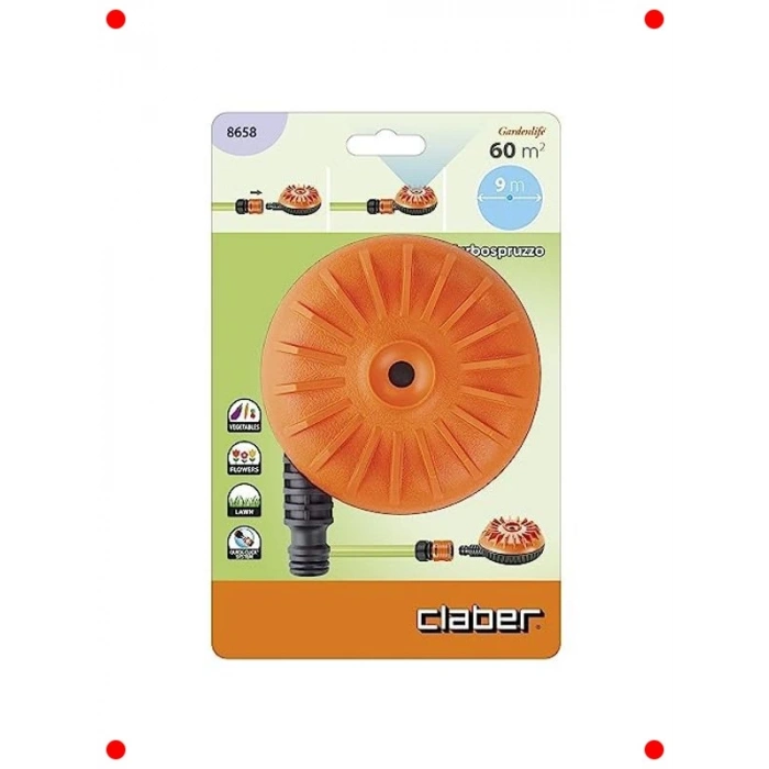 60 m² Döner Tip Bahçe Sulama Fıskiyesi