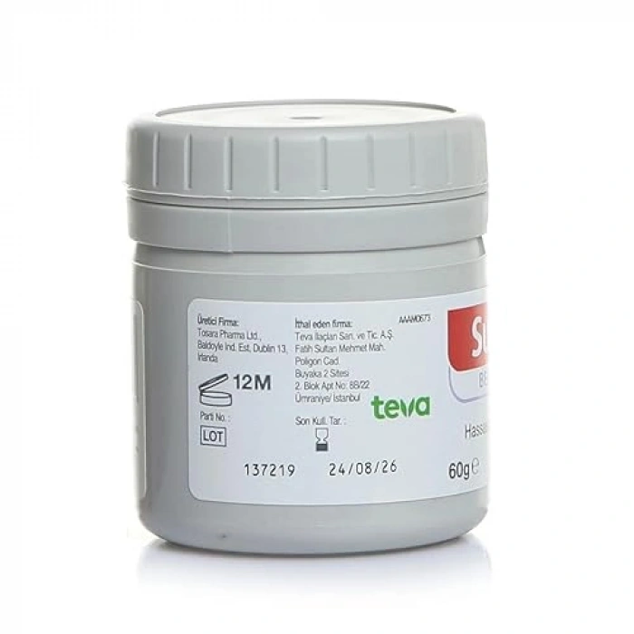 60 ml Bebek Bakım Kremi, Hassas Ciltler için Özel Formül