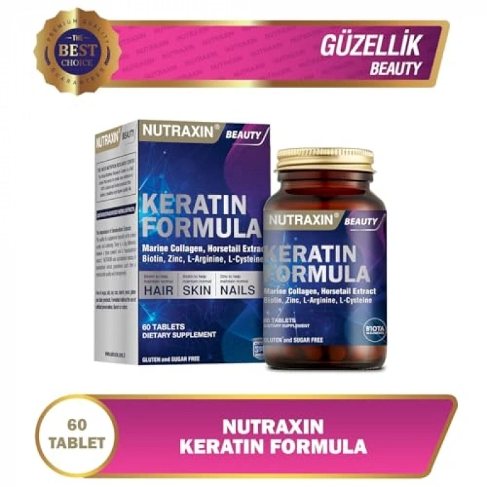 60 Tablet Keratin Takviye Edici Gıda