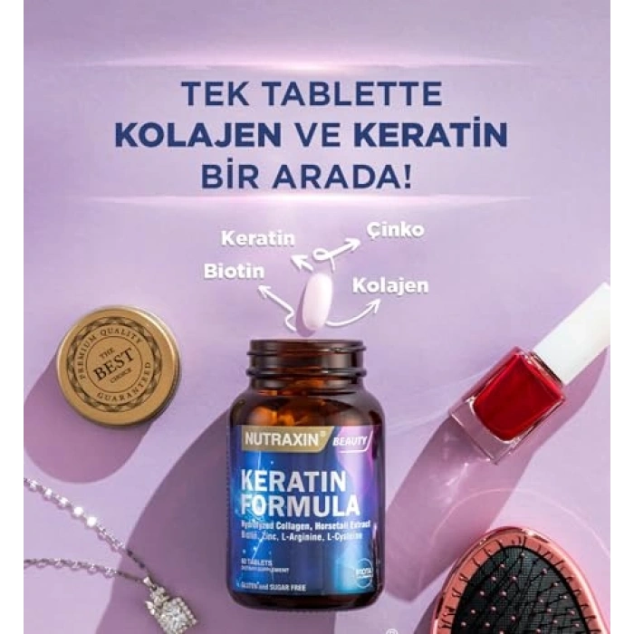 60 Tablet Keratin Takviye Edici Gıda