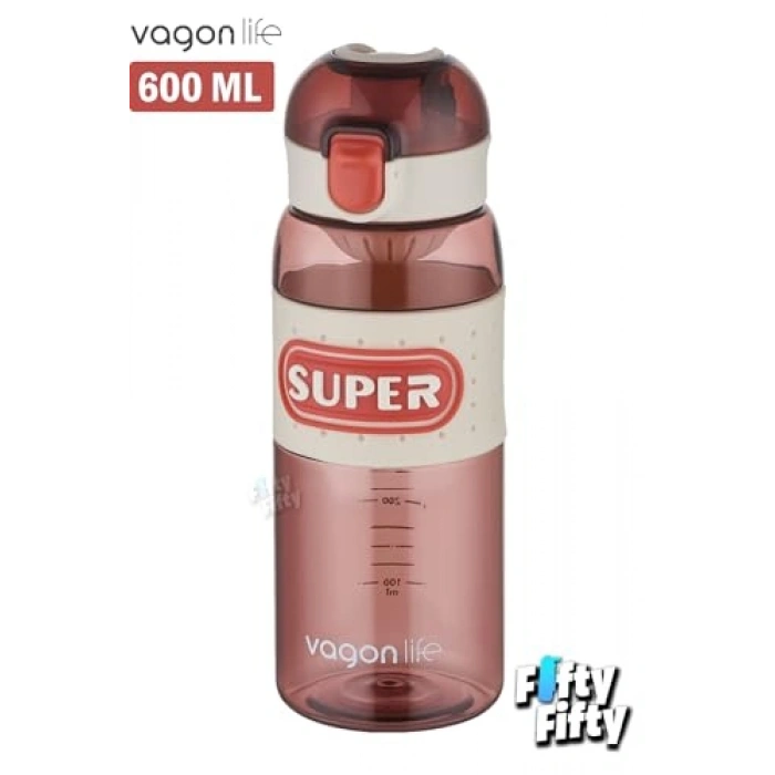 600 ML Kaydırmaz Su Matarası, Süzgeçli ve Kullanışlı