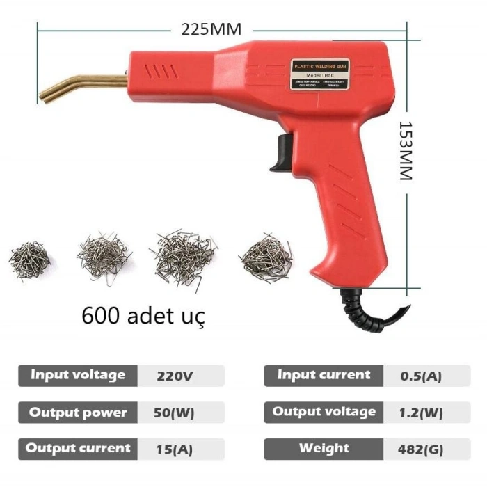 600 Uçlu Araba Tampon Kaynak Makinesi - Plastik Tar