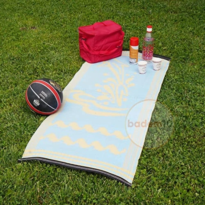 60x140 cm Plastik Hasır Halı, Piknik ve Bahçe Matı