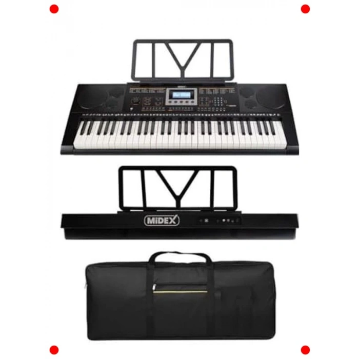 61 Tuş Hassasiyetli Org ve Eksiksiz Aksesuar Seti