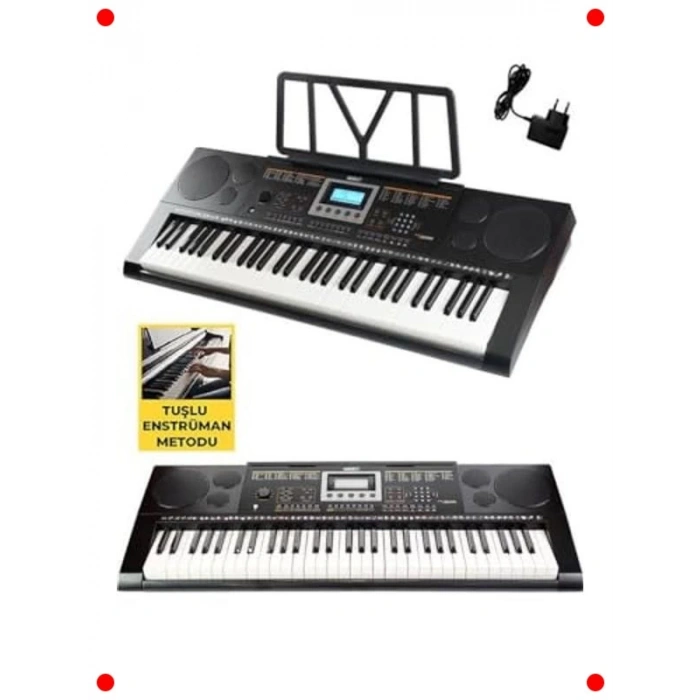 61 Tuş Hassasiyetli Org ve Eksiksiz Aksesuar Seti