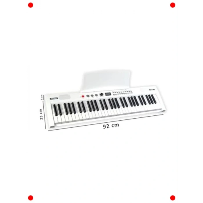 61 Tuşlu Dijital Org Seti, Hassas Tuşlar, Bluetooth, USB