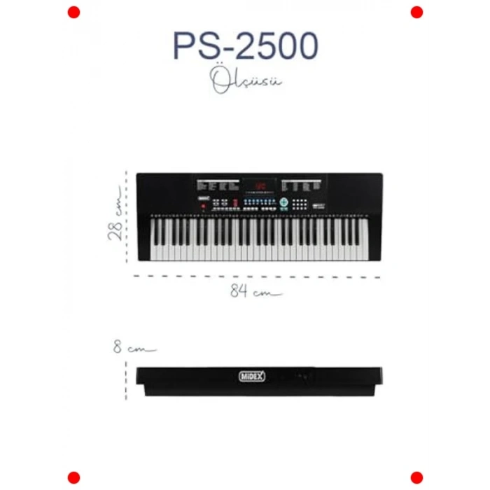 61 Tuşlu Org Klavye ve Başlangıç Aksesuar Seti