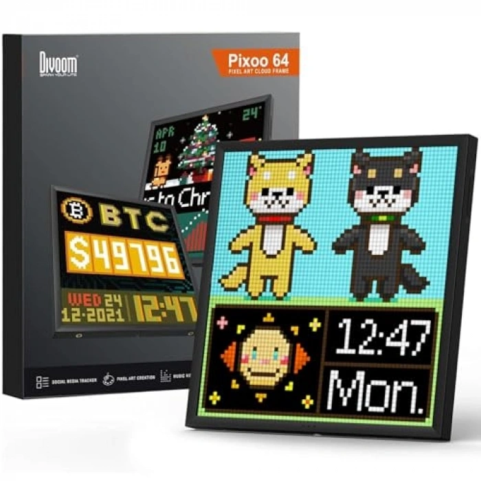 64x64 LED Panel, WiFi Piksel Sanat Ekranı