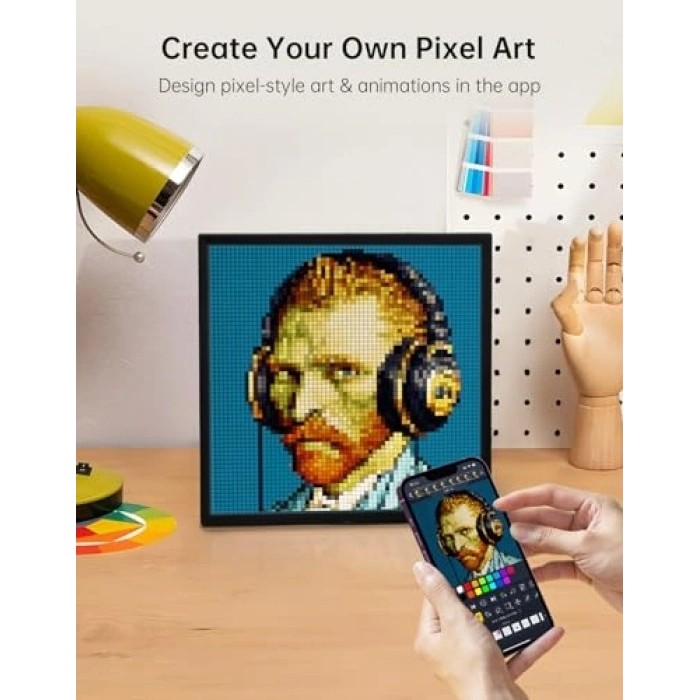 64x64 LED Panel, WiFi Piksel Sanat Ekranı