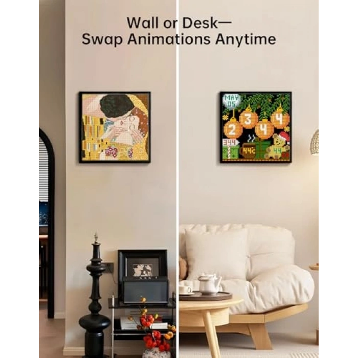 64x64 LED Panel, WiFi Piksel Sanat Ekranı