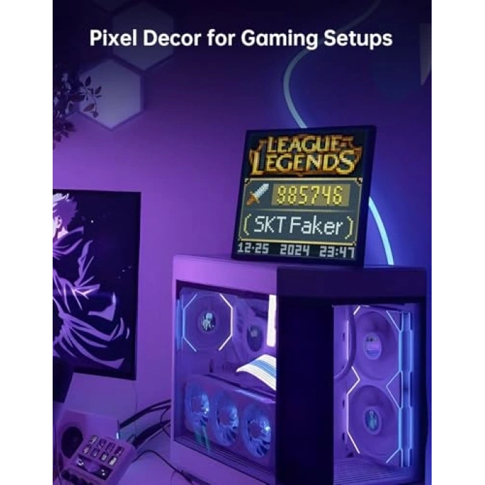 64x64 LED Panel, WiFi Piksel Sanat Ekranı