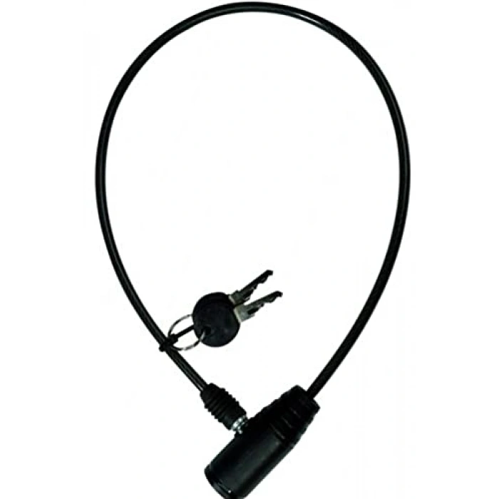 65 cm Uzunluğunda Çelik Halatlı Bisiklet Kask Kilidi