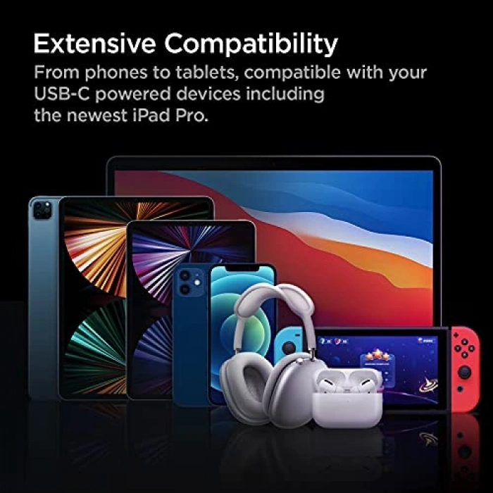 65W USB-C Araç Hızlı Şarj Aleti, Akım Korumalı Güç Adaptörü