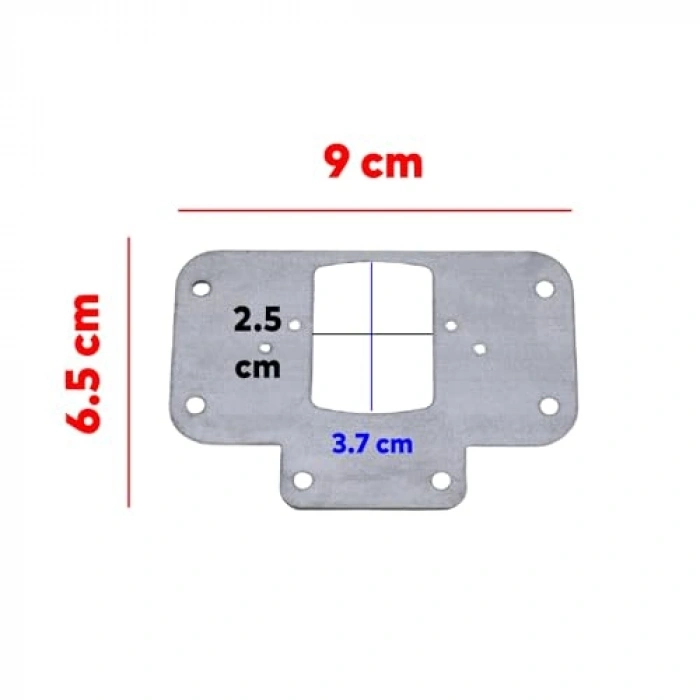 6,5x9 cm Boyutunda Dolap Kapak Onarım Kiti, Pratik Menteşe Seti