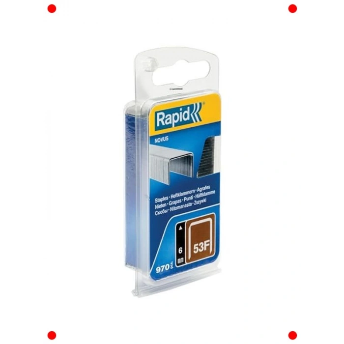 6mm Yassı Zımba Teli, 970 Adet (Tip 53F)