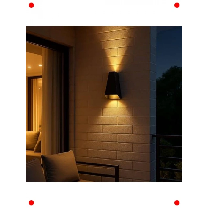 6W Çift Taraflı LED Dış Mekan Aplik (IP54)