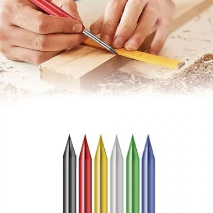 7 Adet Uçlu Marangoz Delik İşaretleme Kurşunu