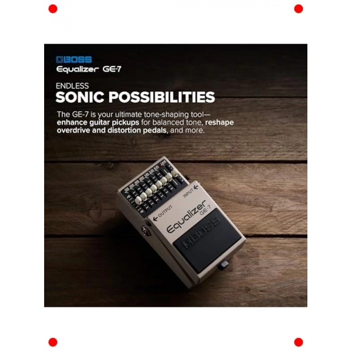 7 Bant Grafik Ekolayzır Pedal