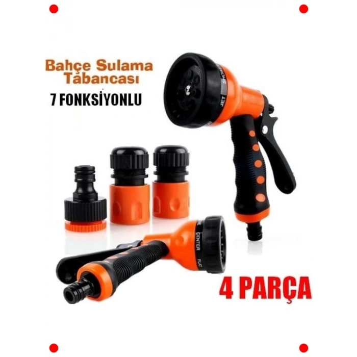 7 Fonksiyonlu Ayarlanabilir Bahçe Sulama Tabancası