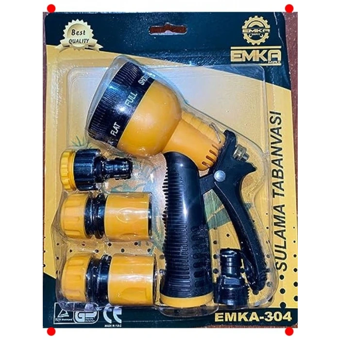 7 Fonksiyonlu Bahçe Sulama Seti ve Adaptörler