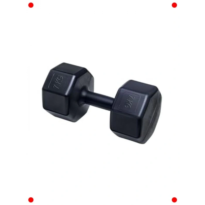 7 KG Dambıl Seti (2 Adet, Toplam 14 KG) - Siyah