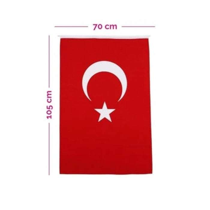 70x105cm Türk Bayrağı Kumaş