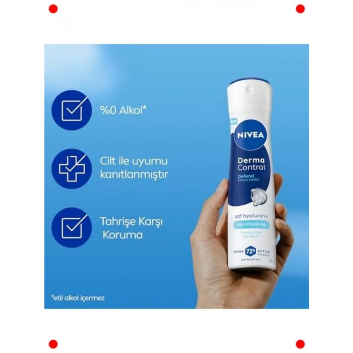 72 Saat Koruyucu Kadın Sprey Deodorant - Alkolsüz & Çiçeksi