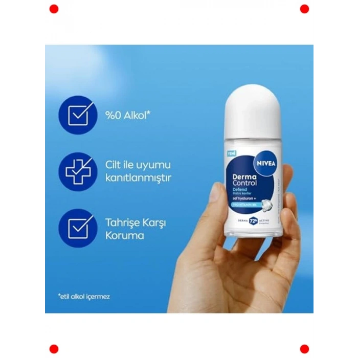 72 Saat Tahriş Kalkanı Kadın Deodorant Roll-On 50 ml