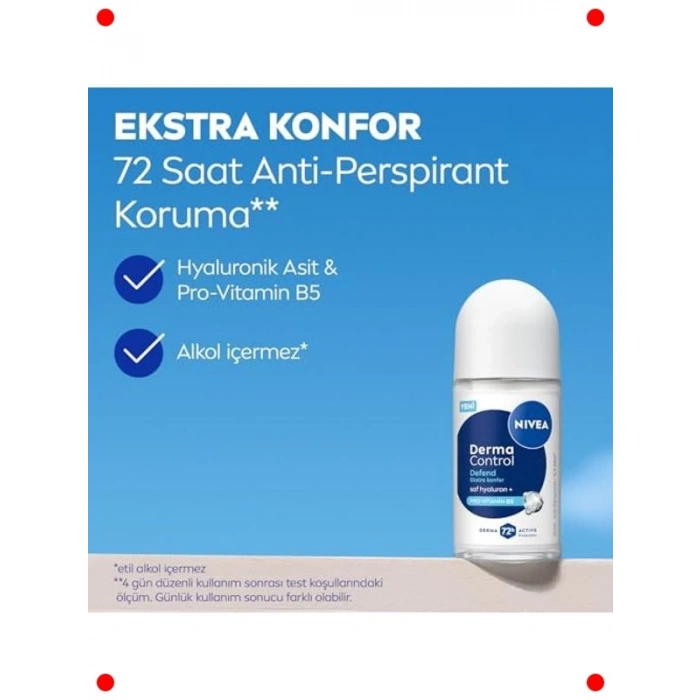 72 Saat Tahriş Kalkanı Kadın Deodorant Roll-On 50 ml