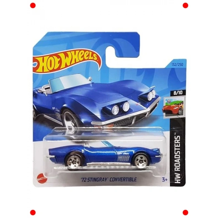 ´72 Stingray Cabriolet Model Araba - Koyu Mavi