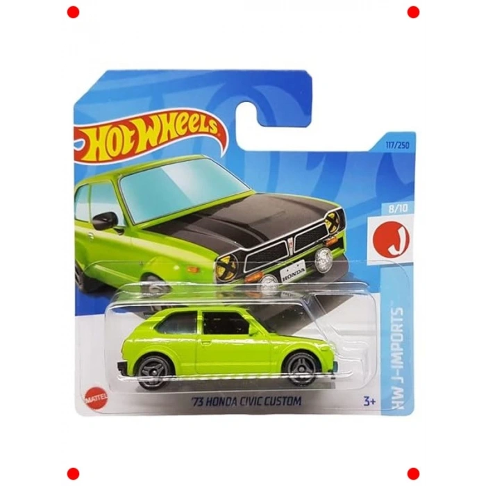 73 Model Özel Honda Civic Oyuncak Araba - Yeşil