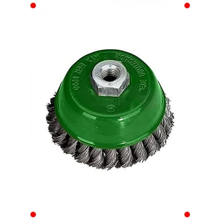 75mm Burma Telli Çanak Tezleme Fırçası