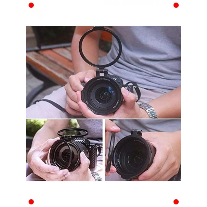 77mm Hızlı Lens Filtre Takma Aparatı