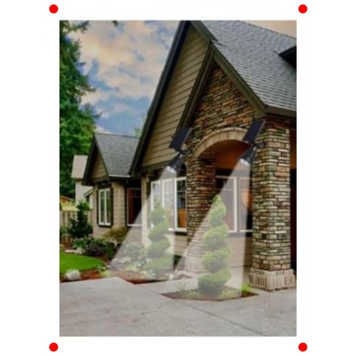 7W Güneş Enerjili Kazıklı & Duvar Montajlı Bahçe Armatürü