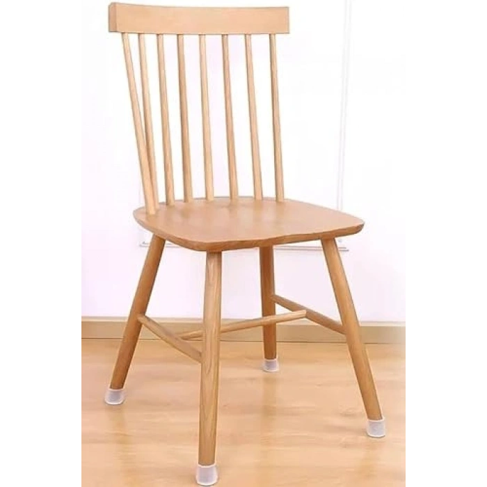 8 Adet Silikon Masa Sandalye Koruyucu ile Kaydırmaz Kullanım