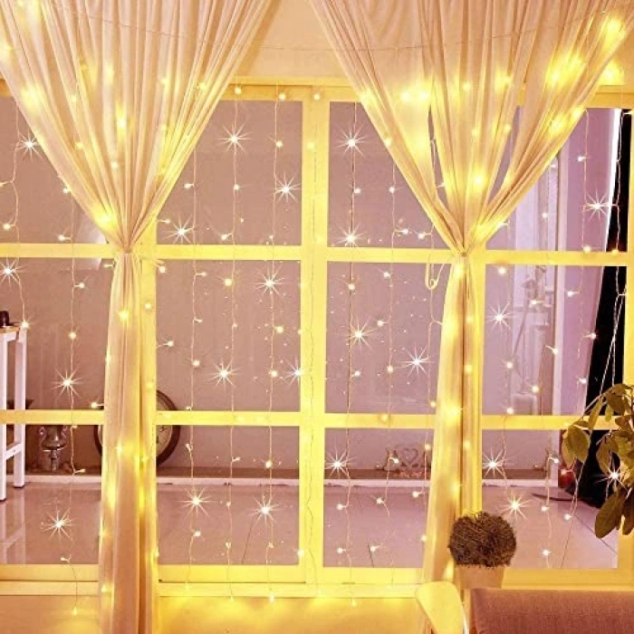 8 Fonksiyonlu 2x2 Metre Led Sarkıt, Yılbaşı Süsleme