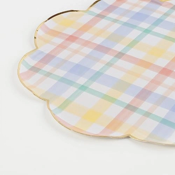 8li Bahar Temalı Desenli Tabak Seti ile Şık Sofralar Kurun