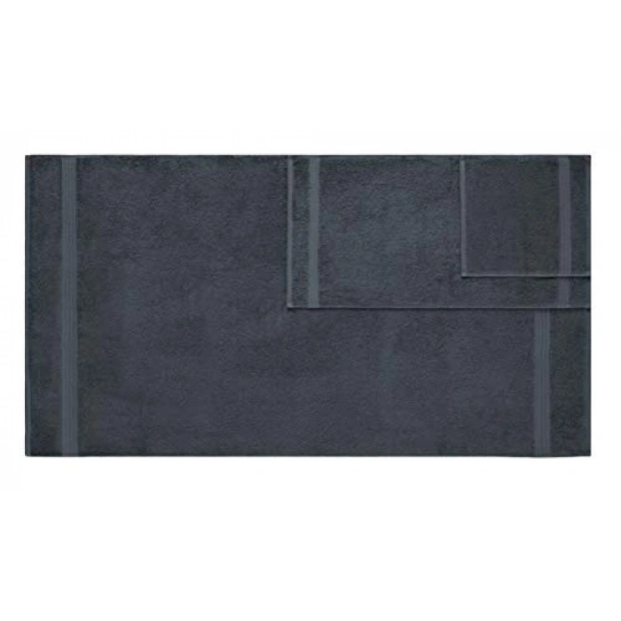 8 Parça Lüks Banyo Havlusu Seti, Gri Renkli