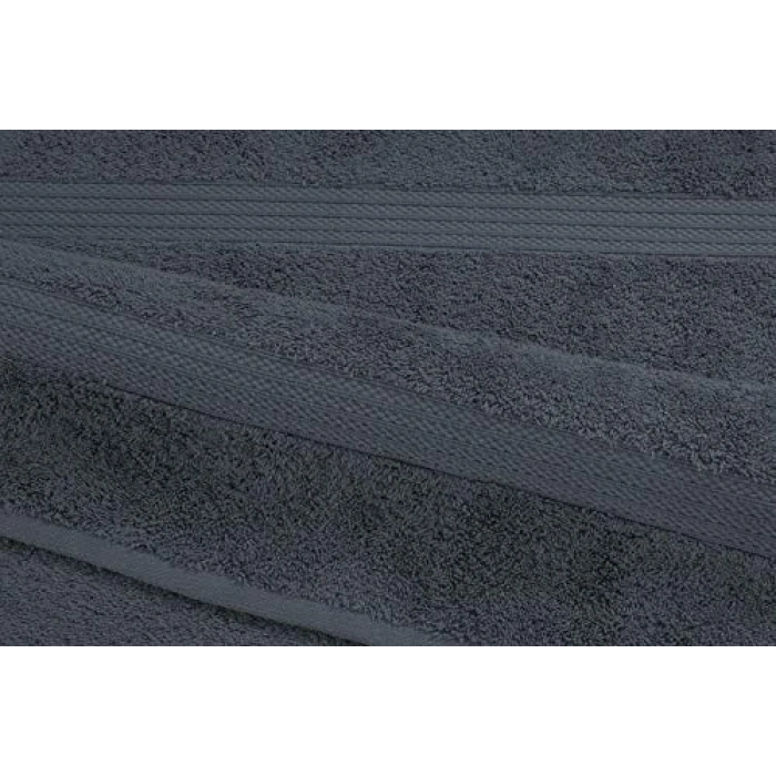 8 Parça Lüks Banyo Havlusu Seti, Gri Renkli