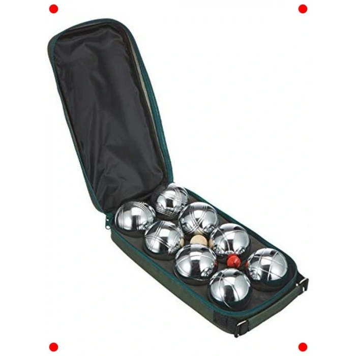 8 Toplu Bocce Seti - Özel Çantalı Eğlence