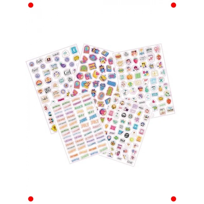 800+ Eğlenceli Çıkartma Seti - Planner ve Hediyelik