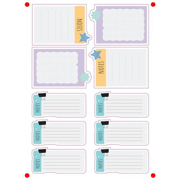 800+ Eğlenceli Çıkartma Seti - Planner ve Hediyelik