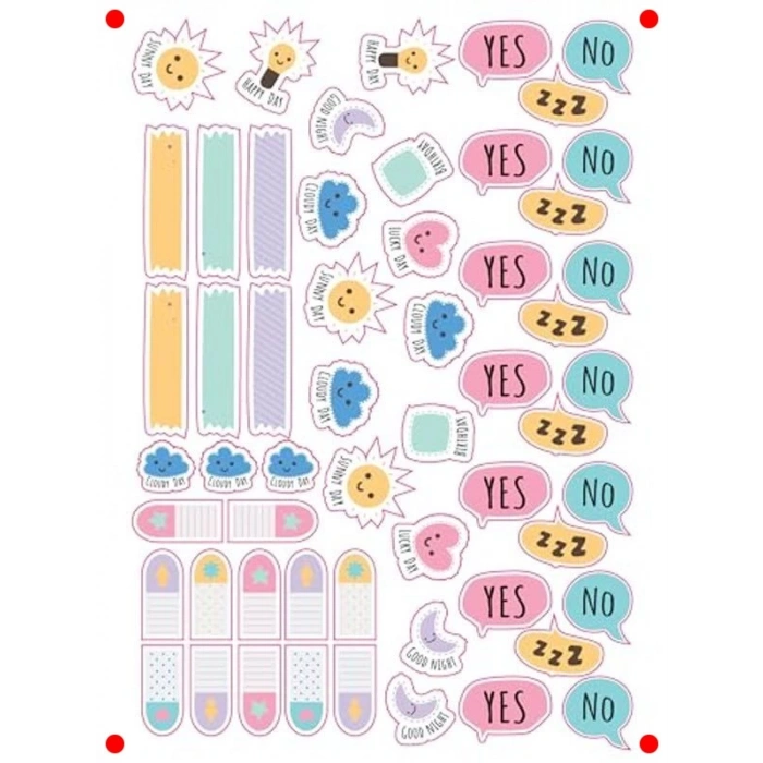 800+ Eğlenceli Çıkartma Seti - Planner ve Hediyelik