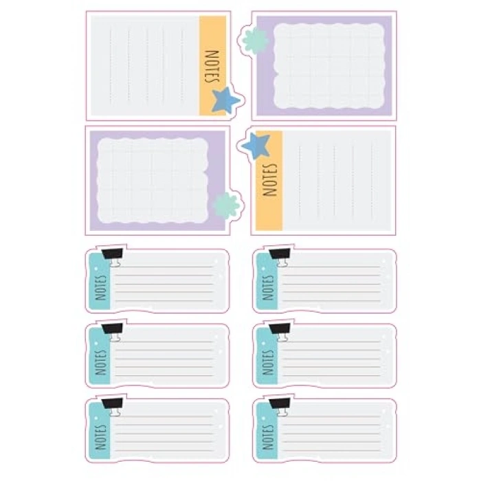 800+ Eğlenceli Planner ve Hediye Çıkartmaları, Renkli