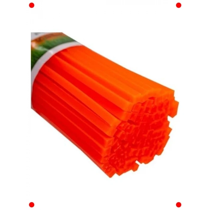 85 Adet Kare Çubuk Tırpan Misinası | 4mm x 28cm