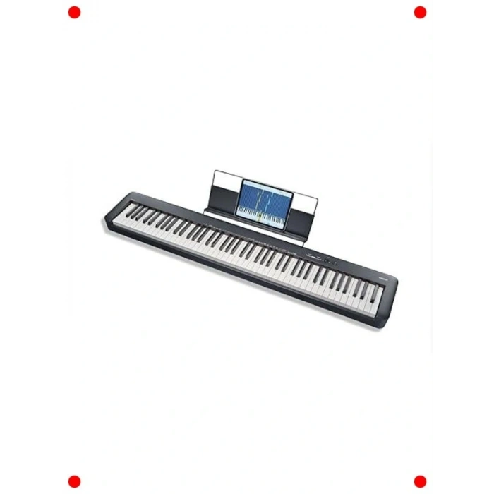 88 Ağırlıklı Tuşlu Dijital Piyano (Siyah)